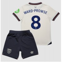 Stroje piłkarskie West Ham United James Ward-Prowse #8 Koszulka Wyjazdowej dla dzieci 2025-26 Krótki Rękaw (+ szorty)
